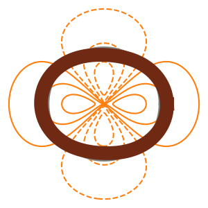 Depiction of a strong-vortex steady state